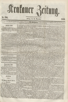 Krakauer Zeitung.Jg.3, Nr. 200 (2 September 1859)