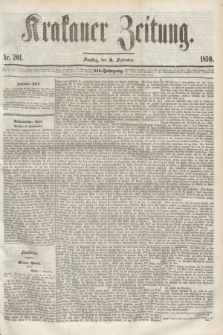 Krakauer Zeitung.Jg.3, Nr. 201 (3 September 1859)