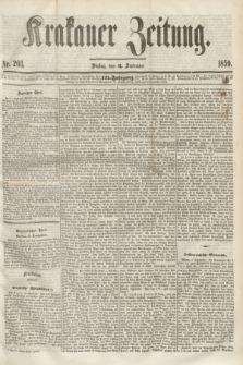 Krakauer Zeitung.Jg.3, Nr. 203 (6 September 1859)