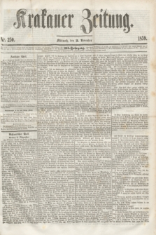 Krakauer Zeitung.Jg.3, Nr. 250 (2 November 1859)