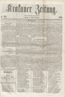 Krakauer Zeitung.Jg.3, Nr. 258 (11 November 1859) + dod.