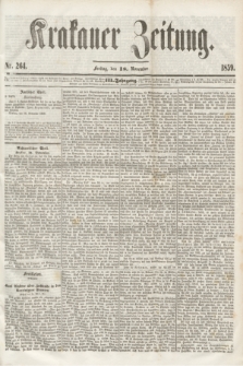 Krakauer Zeitung.Jg.3, Nr. 264 (18 November 1859)