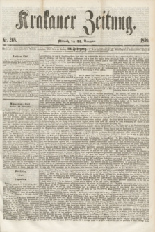 Krakauer Zeitung.Jg.3, Nr. 268 (23 November 1859)