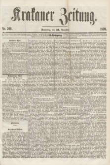 Krakauer Zeitung.Jg.3, Nr. 269 (24 November 1859)
