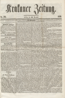 Krakauer Zeitung.Jg.3, Nr. 293 (23 December 1859)