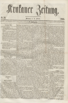 Krakauer Zeitung.Jg.4, Nr. 26 (1 Februar 1860)