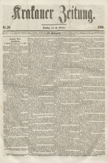 Krakauer Zeitung.Jg.4, Nr. 28 (4 Februar 1860)