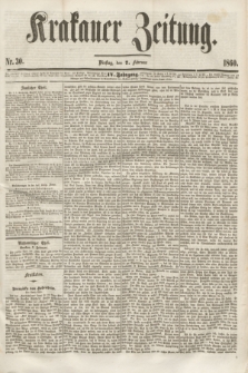 Krakauer Zeitung.Jg.4, Nr. 30 (7 Februar 1860)