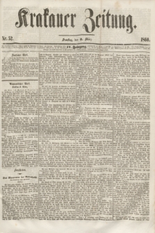 Krakauer Zeitung.Jg.4, Nr. 52 (3 März 1860)