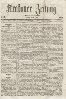 Krakauer Zeitung.Jg.4, Nr. 57 (9 März 1860)