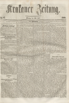 Krakauer Zeitung.Jg.4, Nr. 87 (16 April 1860)