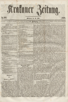 Krakauer Zeitung.Jg.4, Nr. 101 (2 Mai 1860)