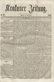 Krakauer Zeitung.Jg.4, Nr. 110 (14 Mai 1860)