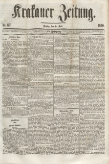Krakauer Zeitung.Jg.4, Nr. 127 (5 Juni 1860) + dod.