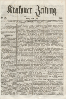 Krakauer Zeitung.Jg.4, Nr. 130 (9 Juni 1860)