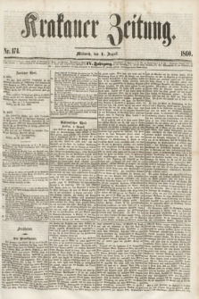 Krakauer Zeitung.Jg.4, Nr. 174 (1 August 1860)