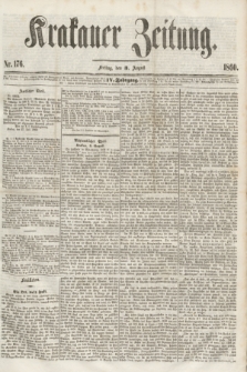 Krakauer Zeitung.Jg.4, Nr. 176 (3 August 1860)