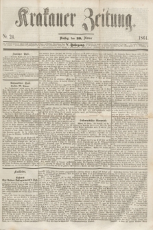 Krakauer Zeitung.Jg.5, Nr. 24 (29 Jänner 1861)