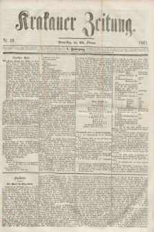 Krakauer Zeitung.Jg.5, Nr. 49 (28 Februar 1861)