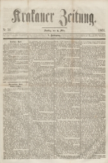 Krakauer Zeitung.Jg.5, Nr. 51 (2 März 1861)