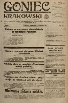 Goniec Krakowski. 1918, nr 37