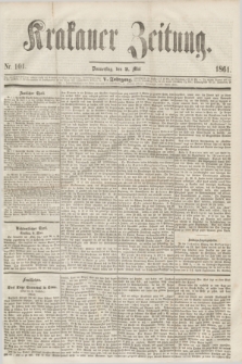 Krakauer Zeitung.Jg.5, Nr. 101 (2 Mai 1861)