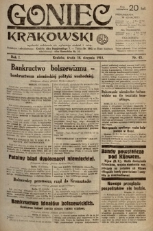 Goniec Krakowski. 1918, nr 43