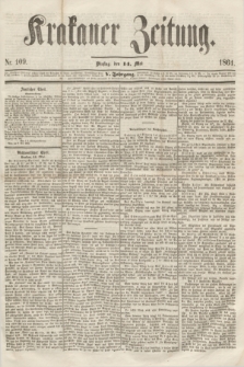 Krakauer Zeitung.Jg.5, Nr. 109 (14 Mai 1861)