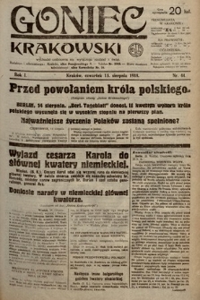 Goniec Krakowski. 1918, nr 44