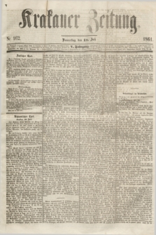 Krakauer Zeitung.Jg.5, Nr. 162 (18 Juli 1861)