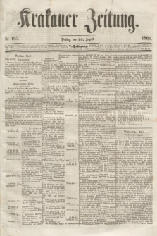Krakauer Zeitung.Jg.5, Nr. 195 (27 August 1861)