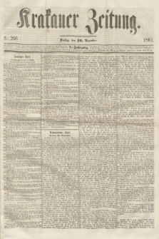 Krakauer Zeitung.Jg.5, Nr. 266 (19 November 1861)