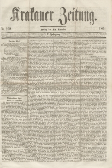 Krakauer Zeitung.Jg.5, Nr. 269 (22 November 1861)