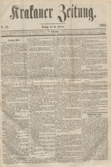 Krakauer Zeitung.Jg.6, Nr. 28 (4 Februar 1862)