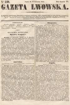 Gazeta Lwowska. 1854, nr 240
