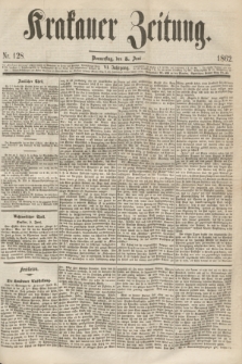 Krakauer Zeitung.Jg.6, Nr. 128 (5 Juni 1862)