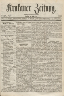 Krakauer Zeitung.Jg.6, Nr. 158 (12 Juli 1862)