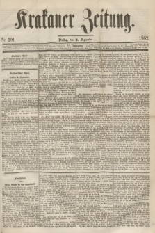 Krakauer Zeitung.Jg.6, Nr. 201 (2 September 1862)