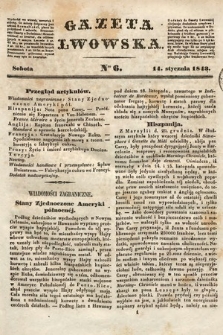 Gazeta Lwowska. 1843, nr 6