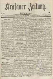 Krakauer Zeitung.Jg.6, Nr. 264 (17 November 1862) + dod.