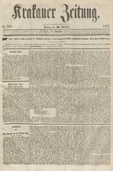 Krakauer Zeitung.Jg.6, Nr. 288 (16 December 1862)