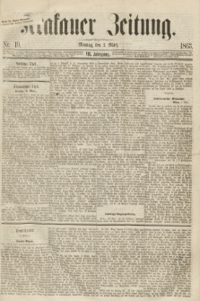 Krakauer Zeitung.Jg.7, Nr. 49 (2 März 1863)