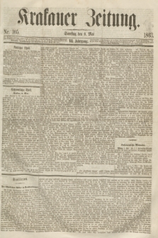 Krakauer Zeitung.Jg.7, Nr. 105 (9 Mai 1863)