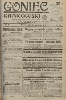 Goniec Krakowski. 1918, nr 115