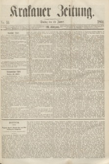 Krakauer Zeitung.Jg.8, Nr. 14 (19 Jänner 1864)