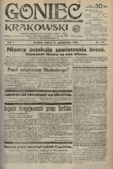 Goniec Krakowski. 1918, nr 119