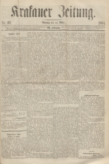 Krakauer Zeitung.Jg.8, Nr. 60 (14 März 1864)