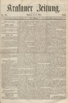 Krakauer Zeitung.Jg.8, Nr. 68 (23 März 1864)