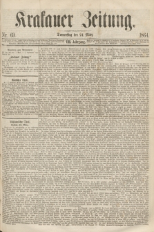 Krakauer Zeitung.Jg.8, Nr. 69 (24 März 1864)