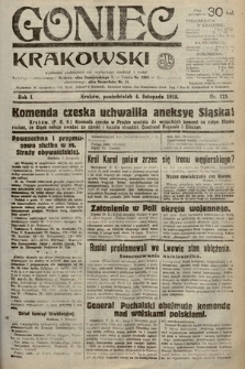 Goniec Krakowski. 1918, nr 125